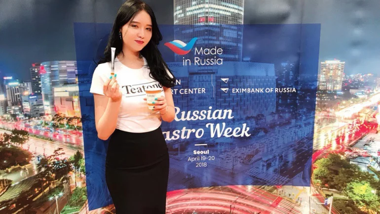 Teatone has presented its tea in stick for the Korean market at Russian Gastro Week Seoul 2018