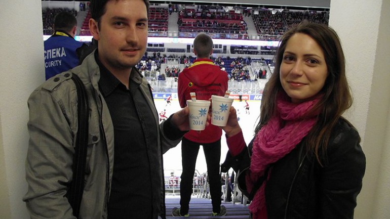 78-й Чемпионат мира по хоккею 2014 в Беларуси с чаем в стиках Teatone